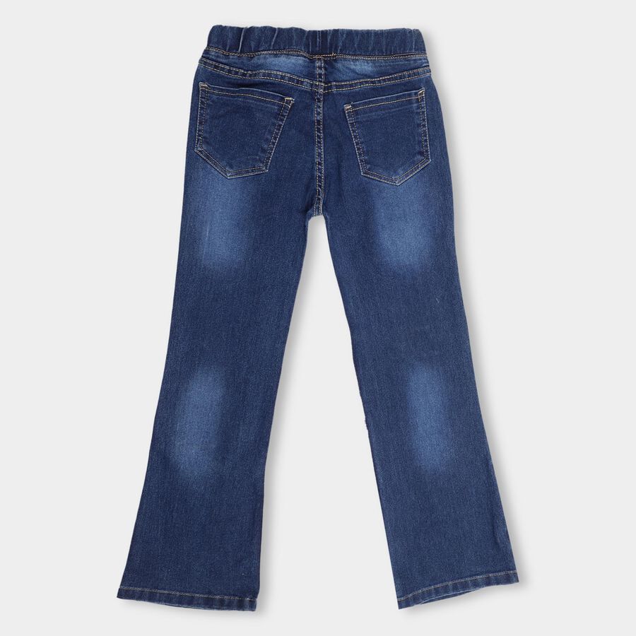 Girls' Jeans, Mid Blue, large image number null