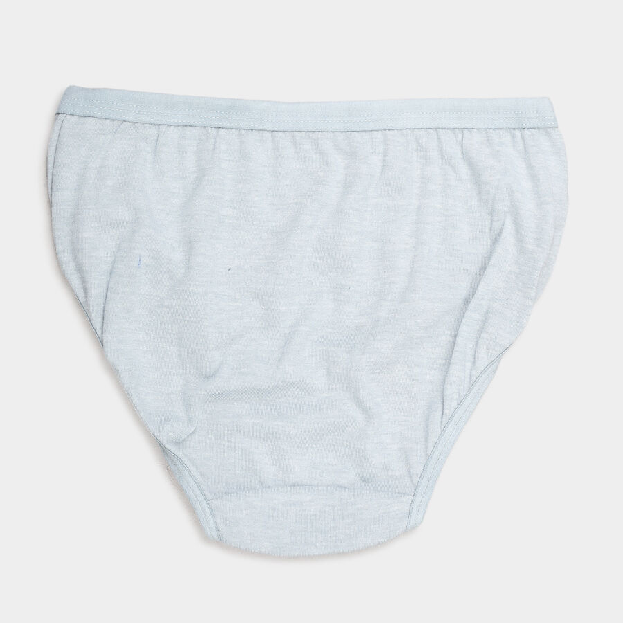 Girls Cotton Solid Panty, Light Blue, large image number null