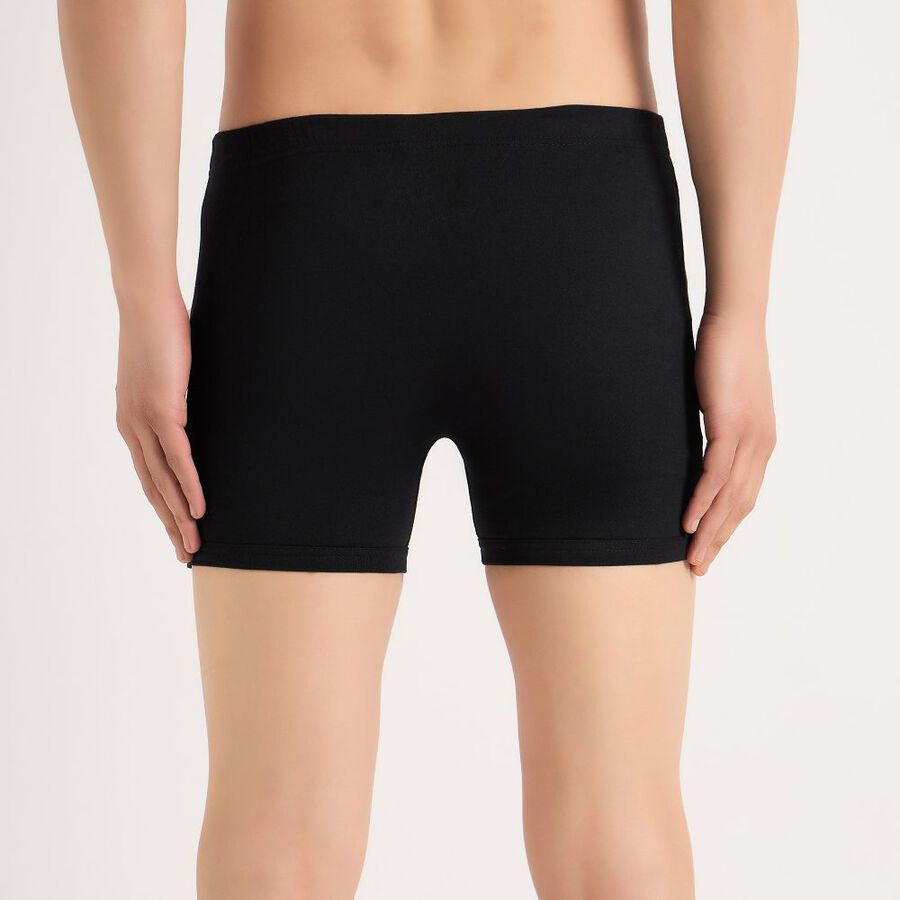 Men's Cotton Trunk, Black, large image number null
