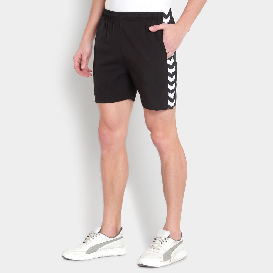 Cut & Sew Bermuda, Black, large image number null