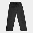 Girls Flared Pull Ups Jeans, Black, small image number null