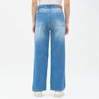 Ladies' 100% Cotton Jeans, Mid Blue, small image number null