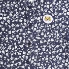 Infants' Deep Midnight Navy Blue Cotton Regular Collar Casual Shirt, नेवी ब्लू, small image number null