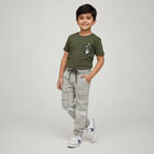 Boys' Light Grey Cargo Fit Jogger Jeans, Olive, small image number null