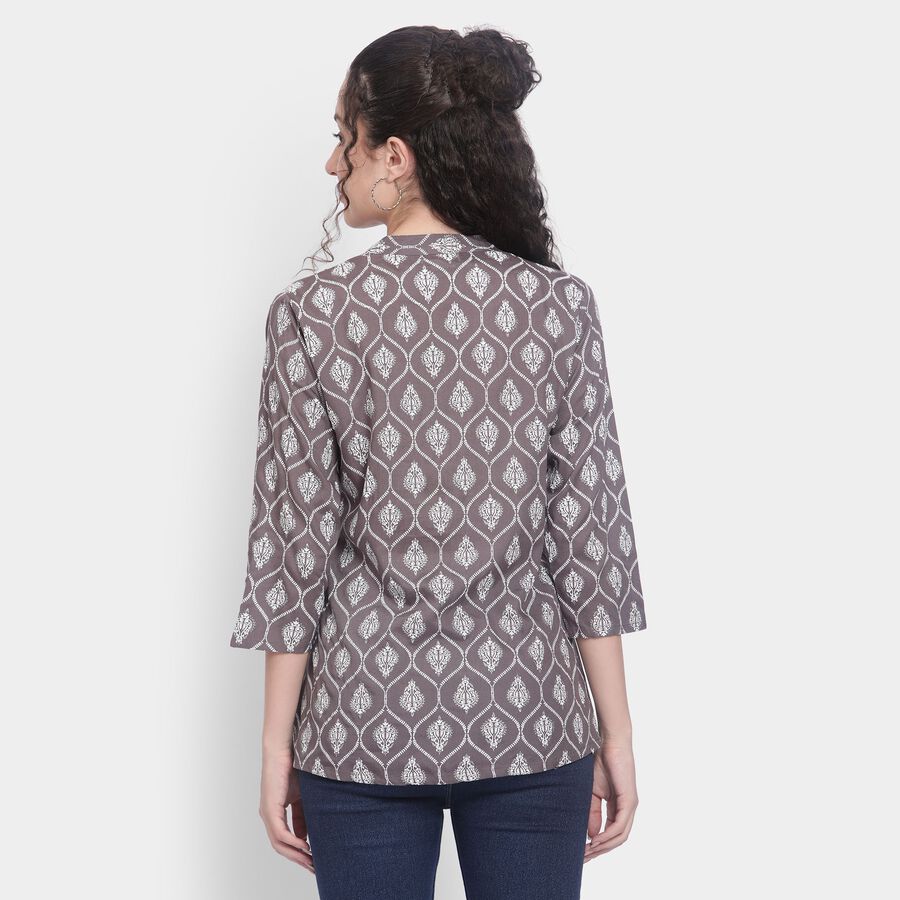 Ladies' Kurta , गहरा ग्रे, large image number null