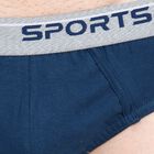 Cottton Solid Brief, Teal Blue, small