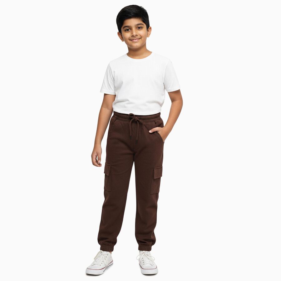 Boys' Pyjama, Brown, large