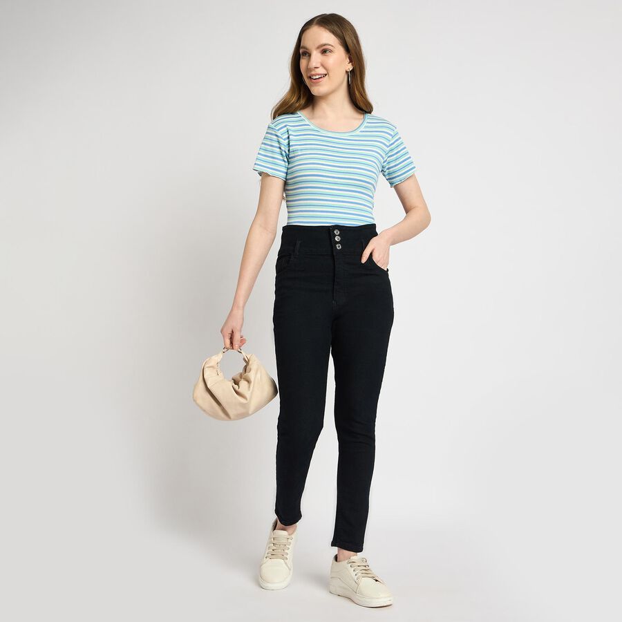 Ladies' Jeans , Black, large image number null