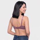 Women's Purple V-Neck Bralette Bra, बैंगनी, small