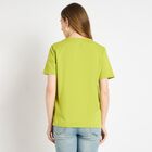 Ladies' Round Neck T-Shirt , Neon Green, small