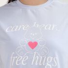 Women's Light Blue Round Neck Classic T-Shirt, Light Blue, small