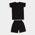 Boys Cotton Baba Suit, Black, small image number null