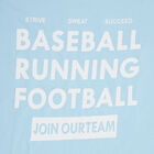 Boys' Half Sleeves T-Shirt, हल्का नीला, small image number null