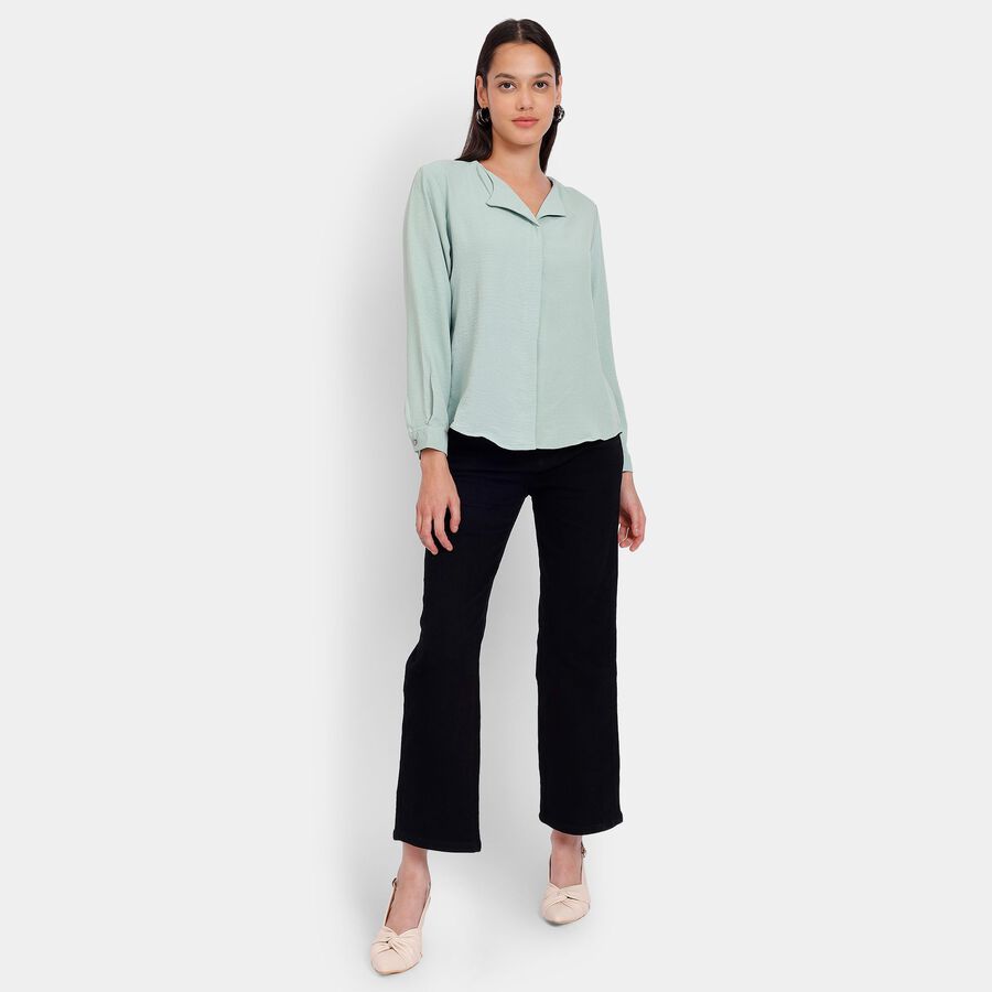 Ladies' Shirt, हल्का हरा, large image number null