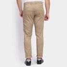 Men's Slim Fit Casual Trousers, गहरा पीला, small image number null