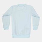 Boys Round Neck Sweatshirt, Light Blue, small image number null