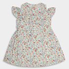 Girls' 100% Cotton Frock, ऑफ व्हाइट, small image number null