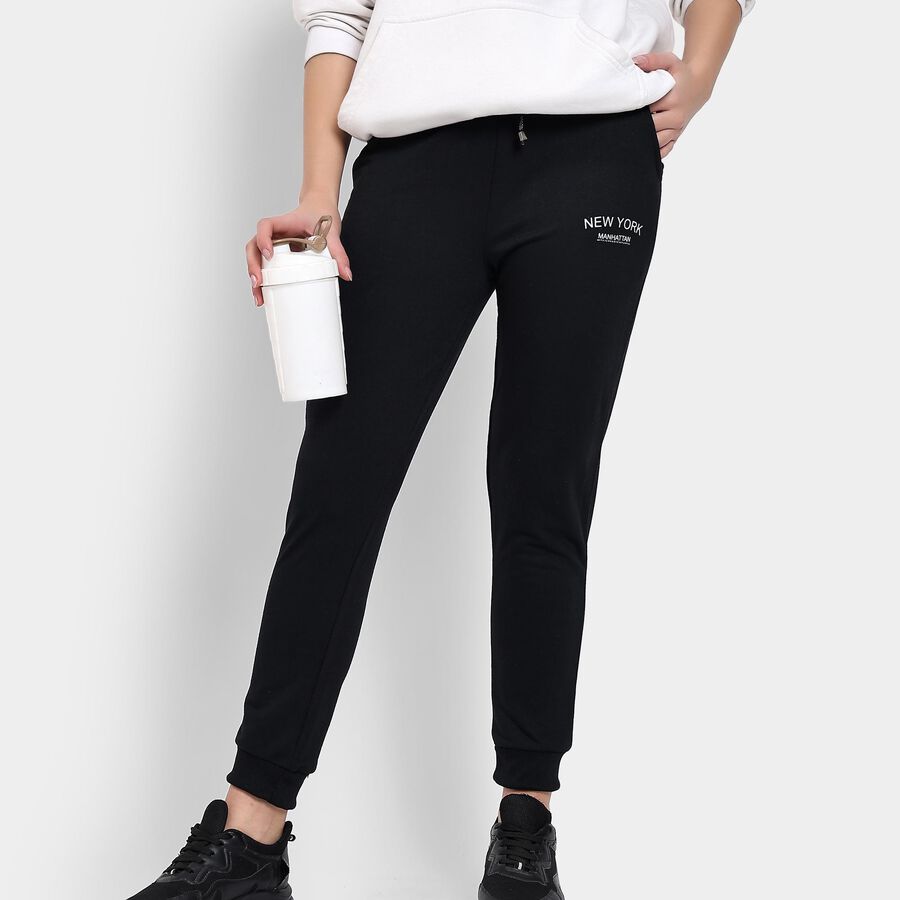 Ladies' Track Pants , काला, large image number null