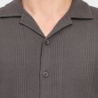Men's Casual Shirt, Dark Grey, small image number null