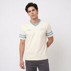 Men's Off White V-Neck Regular T-Shirt, Off White, small