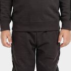 Boys' Charcoal Round Neck Colorblock Baba Suit, चारकोल, small