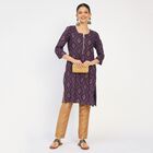 Ladies' Kurta, Purple, small image number null