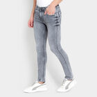 Overdyed 5 Pocket Skinny Jeans, Light Grey, small image number null