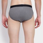Men's 100% Cotton Briefs, Dark Grey, small image number null
