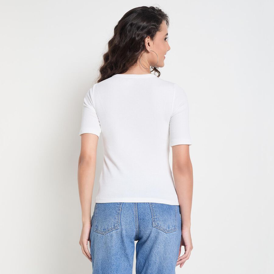 Ladies' Top, ऑफ व्हाइट, large image number null