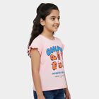 Girls' T-Shirt, हल्का गुलाबी, small