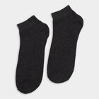 Men's Socks (Pack of 3), चारकोल, small