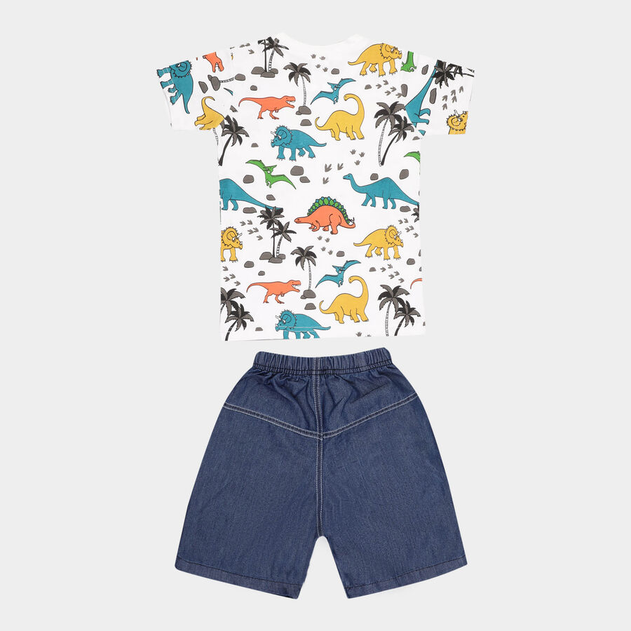 Boys Cotton Baba Suit, सफ़ेद, large image number null