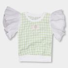Girls' T-Shirt , हल्का हरा, small image number null