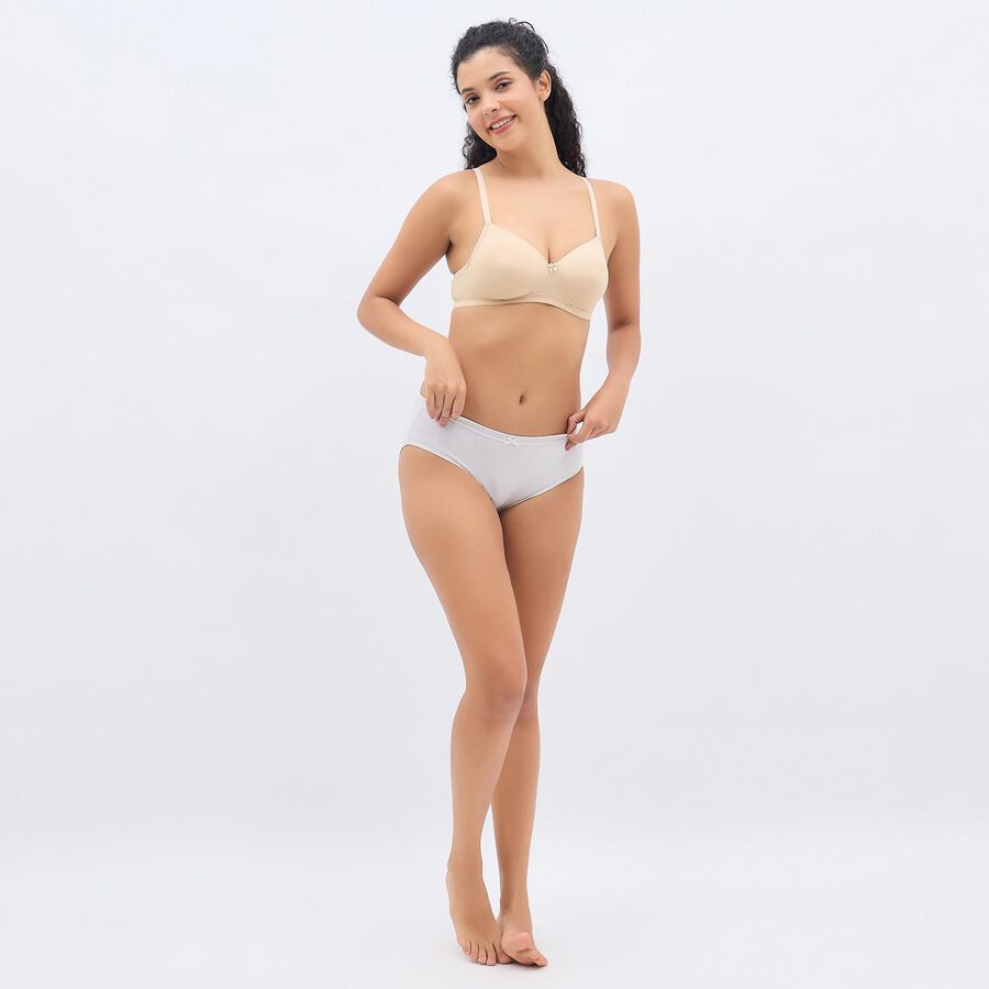 Ladies' Basic Bra , Beige, large image number null