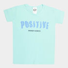 Girls Cotton T-Shirt, Light Green, small image number null