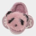 Kids Soft Lavender Pink Fur Slip-On Winter Slippers, बैंगनी, small image number null