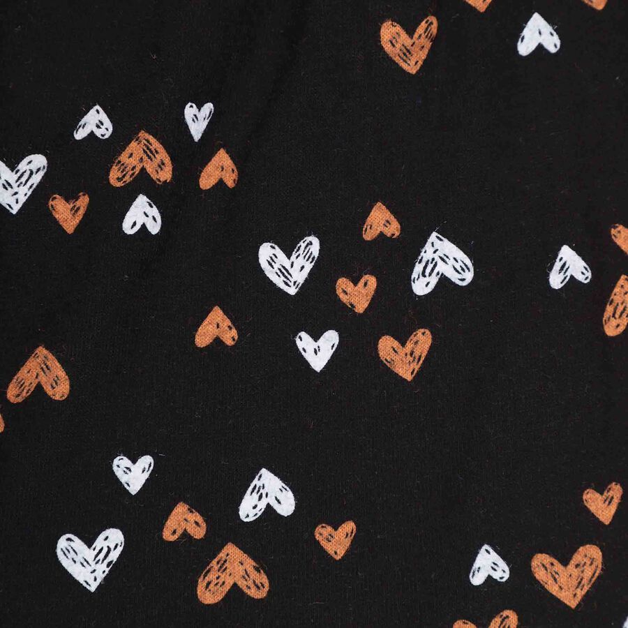 Printed Skirt, Black, large image number null