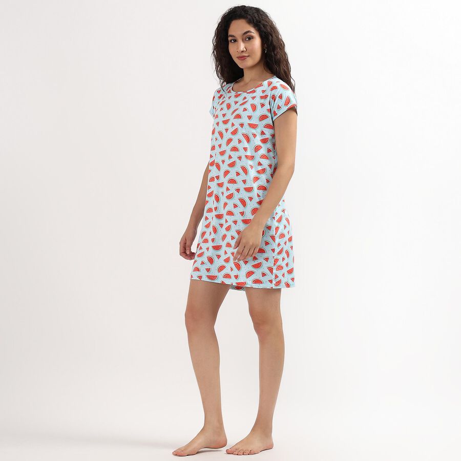 Ladies' Nighty , Light Blue, large