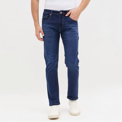 Men's Deep Indigo Slim Fit Stretchable Jeans