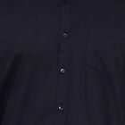 Cotton Solid Casual Shirt, Navy Blue, small image number null