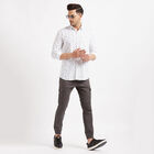 Cotton Printed Casual Shirt, White, small image number null