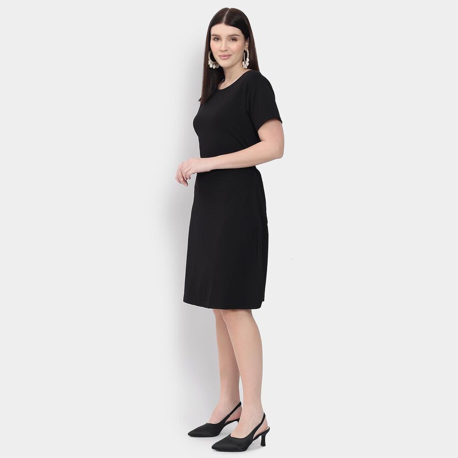 Ladies' Dress, काला, large