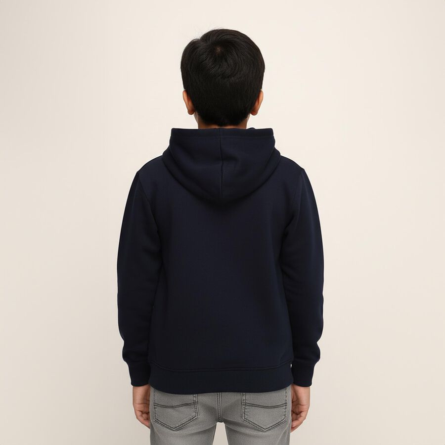 Boys' Sweatshirt, Navy Blue, large image number null