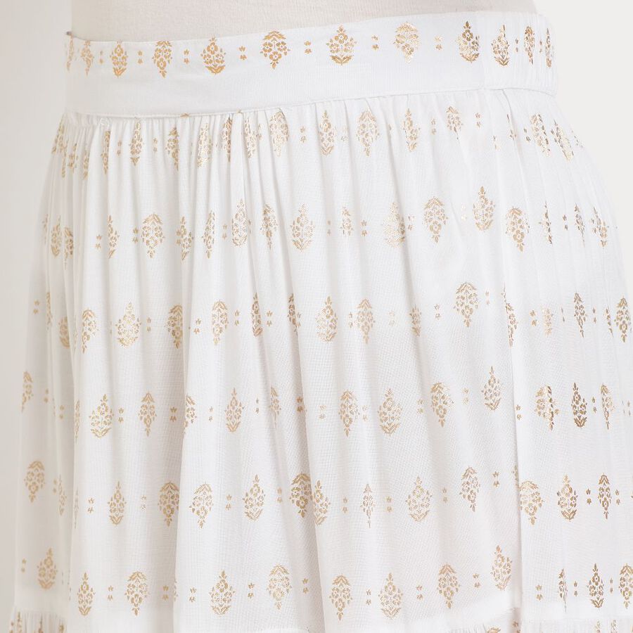 Ladies' Lehenga Skirt, Off White, large image number null