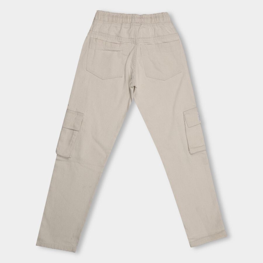 Boys' 100% Cotton Jeans , White, large image number null