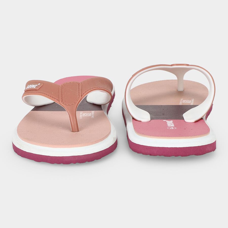Women's Pink Flip-Flops Slippers, Pink, large
