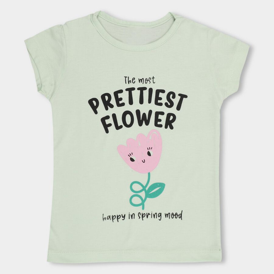 Girls' T-Shirt, Light Green, large image number null
