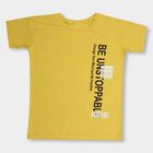Boys' Half Sleeves T-Shirt, Mustard, small image number null
