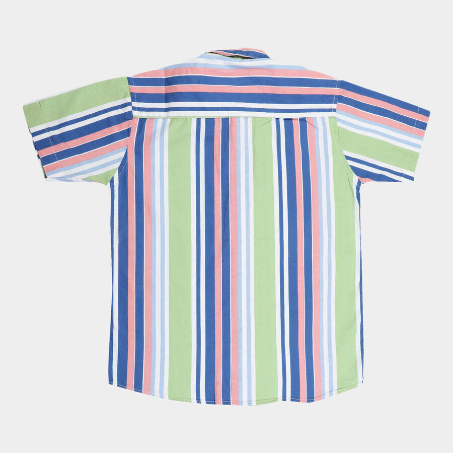 Boys Casual Shirt, Light Green, large image number null