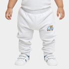 Infants Light Grey Printed Cotton Blend Pyjama, मिश्रित हल्का ग्रे, small image number null